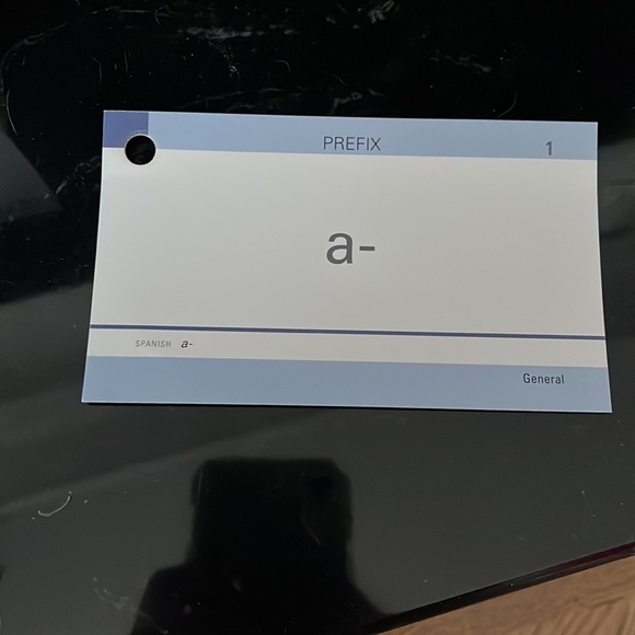 Mosby’s Medical Terminology Flash Cards - Picture 6 of 7